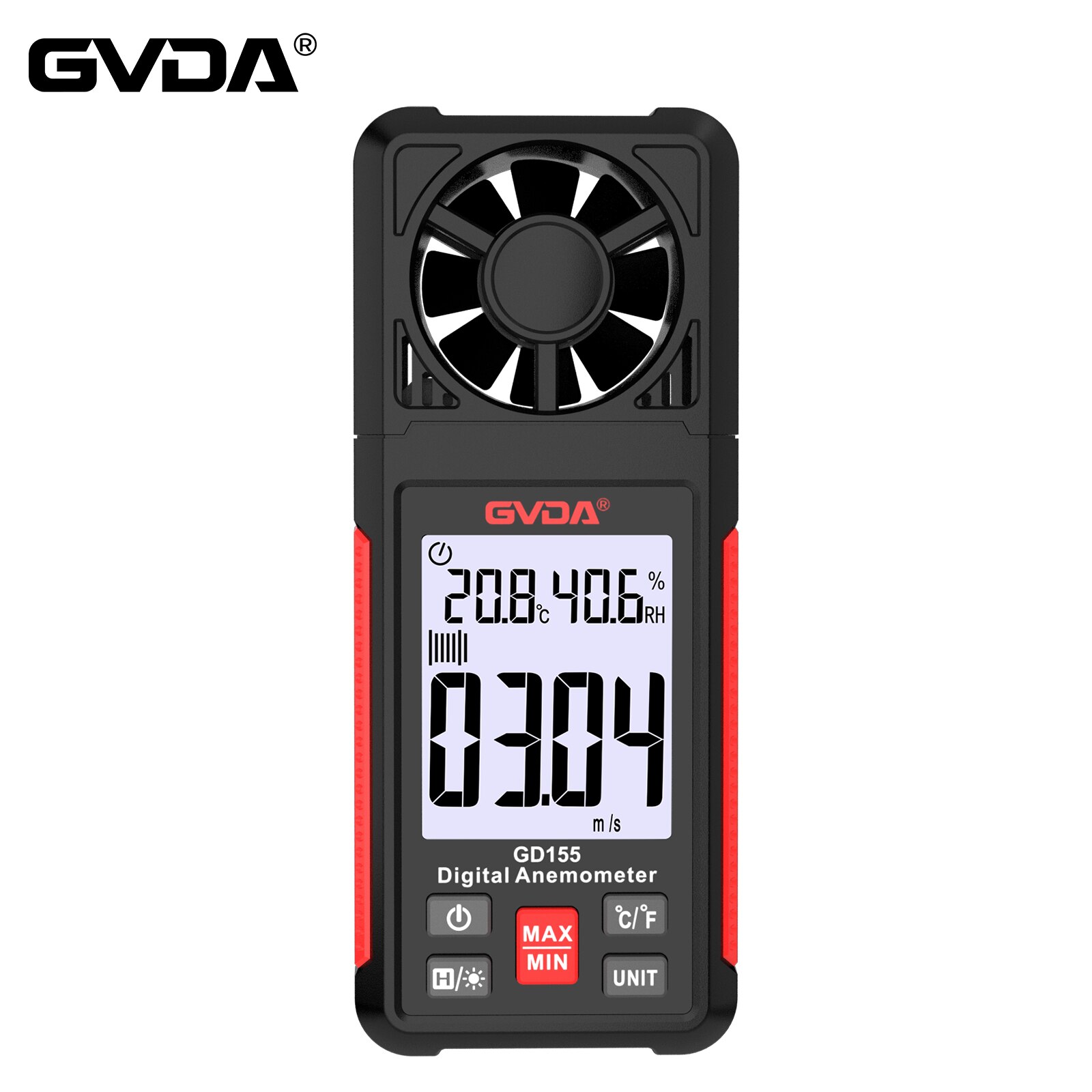 Anemometer Wind Speed - GVDA Digital Anemometer Handheld Wind Speed