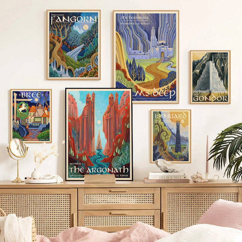 Ring Art Poster Wall Retro Tra - đánh giá và giá Star Map Poster