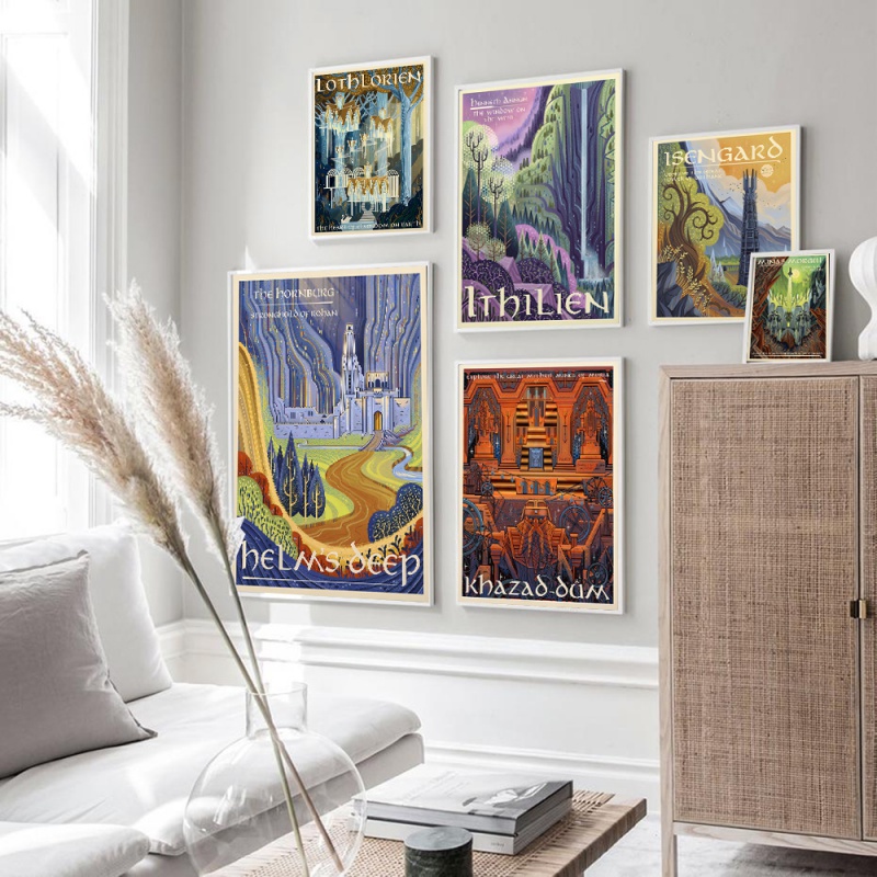 Ring Art Poster Wall Retro Tra - đánh giá và giá Star Map Poster