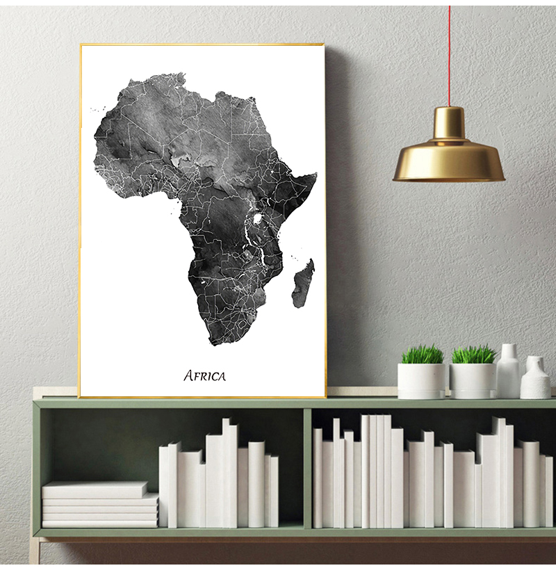 Africa map posters and prints  - đánh giá và giá Star Map Poster
