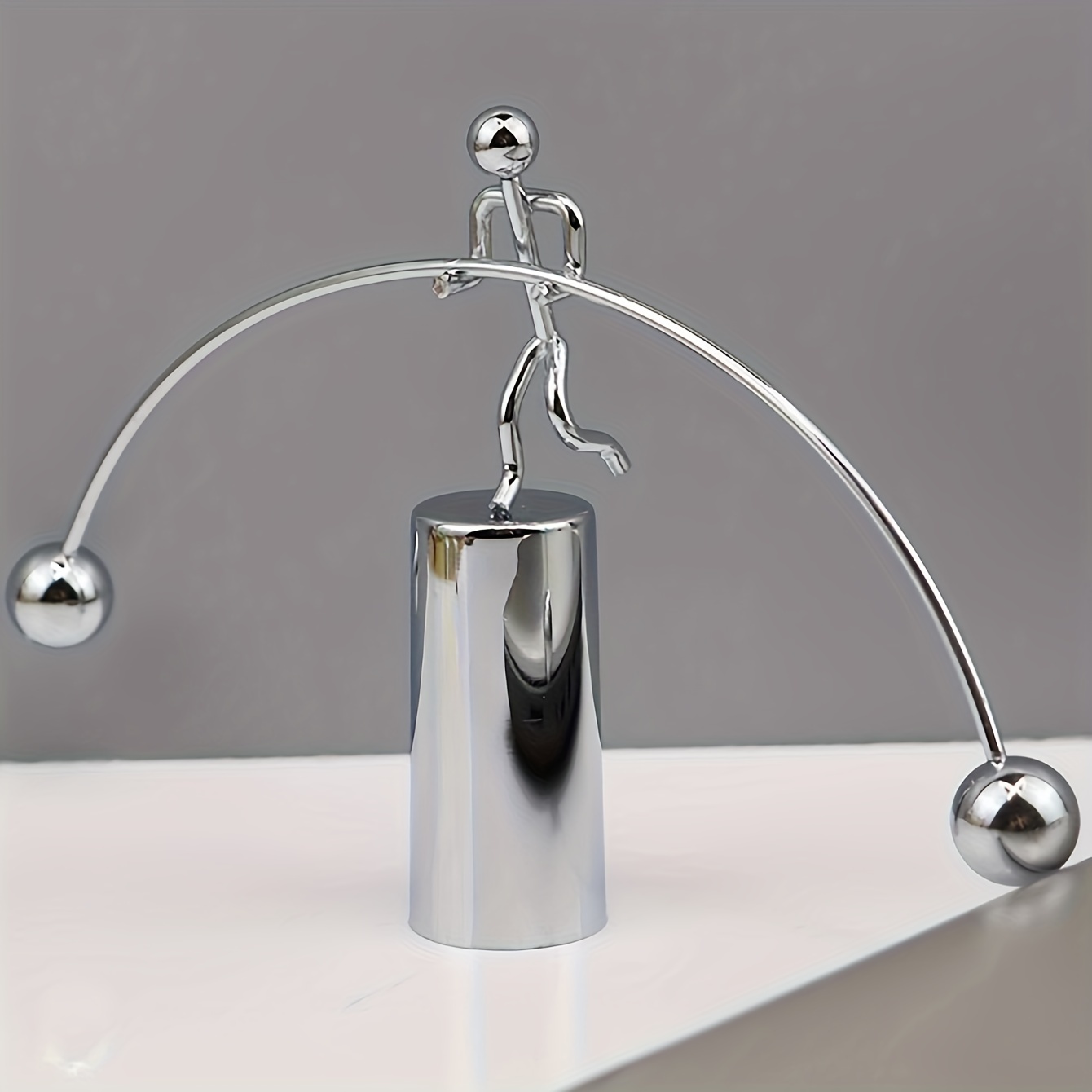 1pc-Steel Balanced Weightlifti - đánh giá và giá Newton Cradle Large