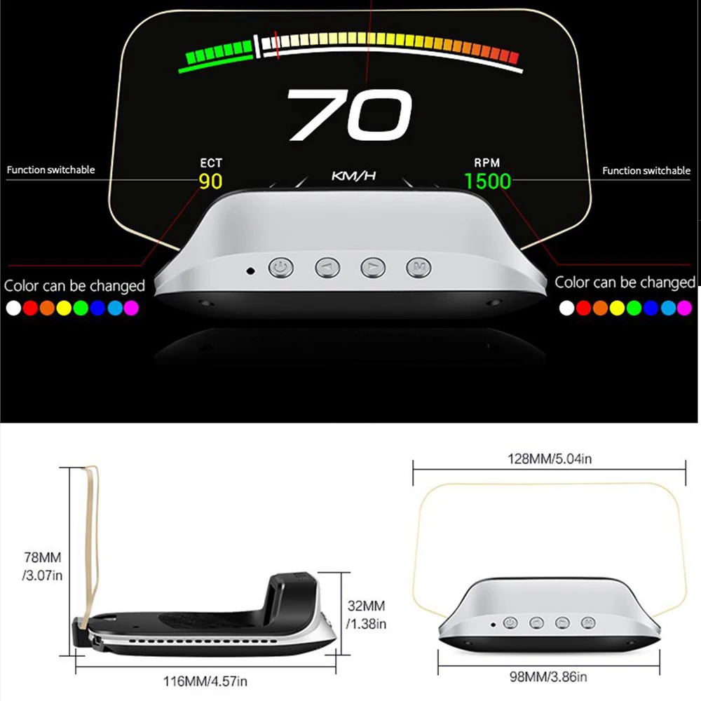 OBD2+ GPS Auto Navigation Glas - đánh giá và giá Anemometer Wind Speed