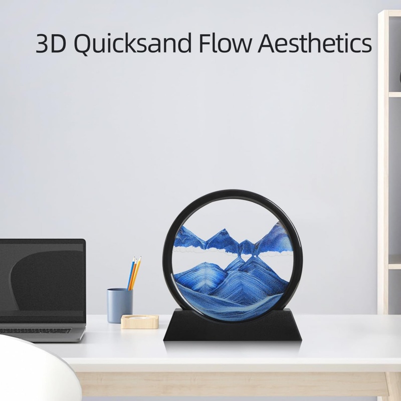 3D Hourglass Quicksand Moving  - đánh giá và giá Newton Cradle Large
