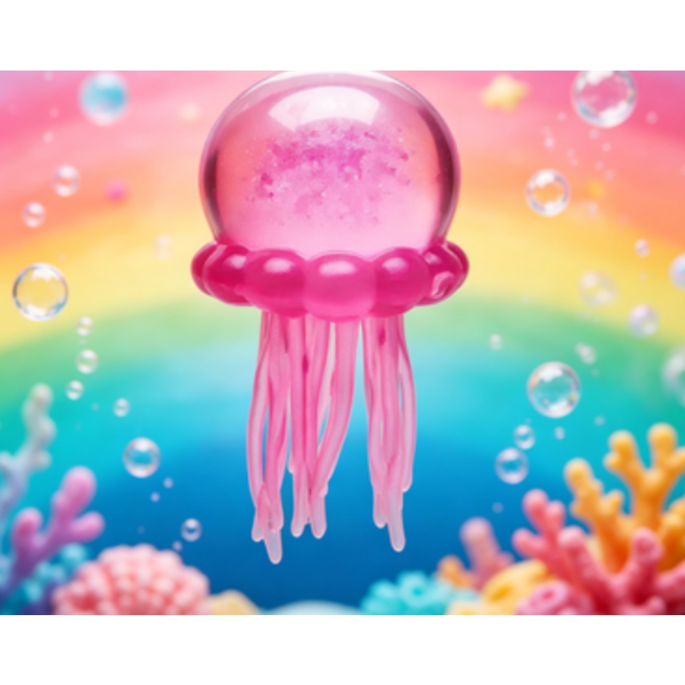 Transparent Glitter Jellyfish  - đánh giá và giá Crystal Growing Kit