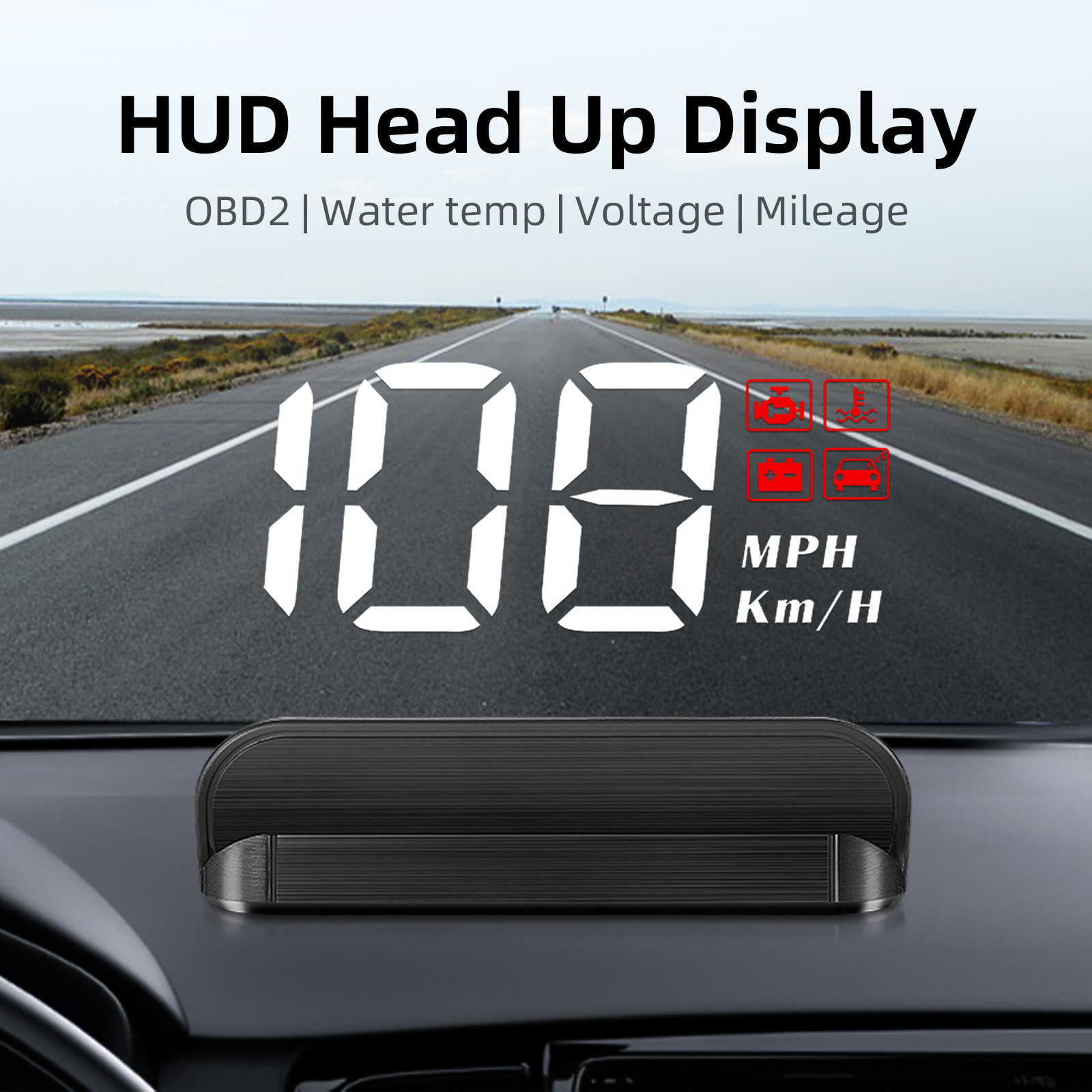 M3 HUD Obd2 Head-Up Display Di - đánh giá và giá Anemometer Wind Speed