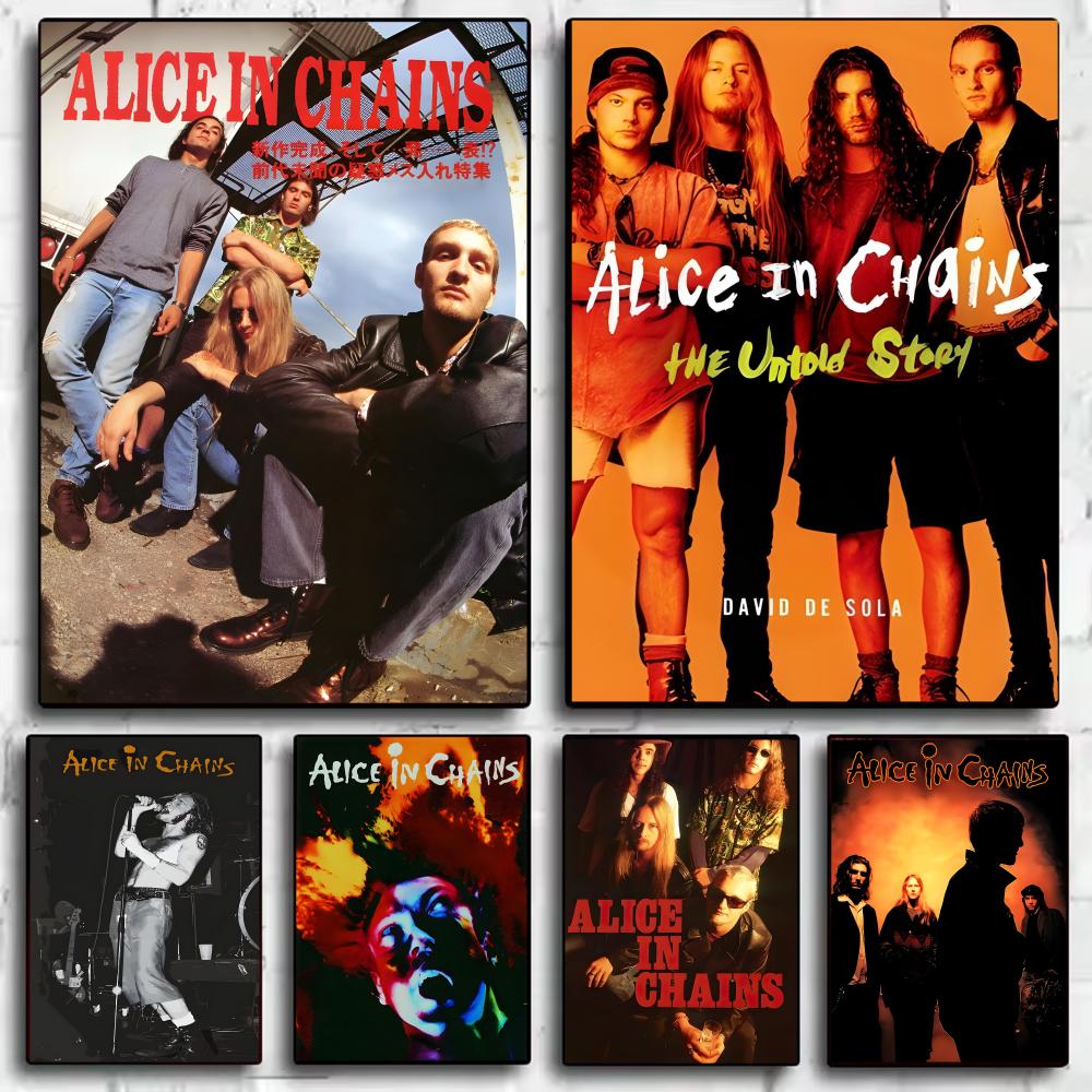 A-Alice in Chains Band Poster  - đánh giá và giá Star Map Poster