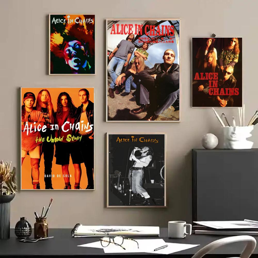 A-Alice in Chains Band Poster  - đánh giá và giá Star Map Poster