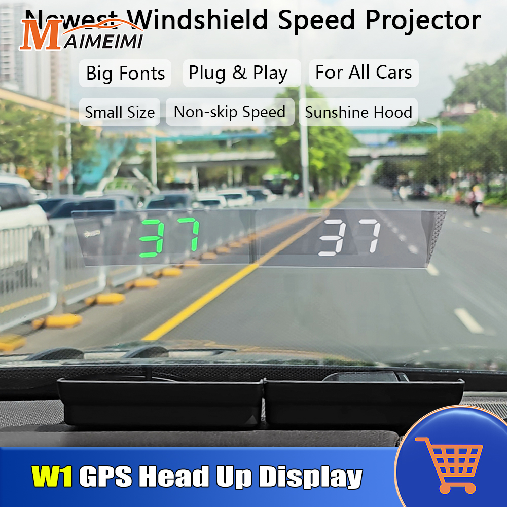 W1 Car HUD Head Up Display Win - đánh giá và giá Anemometer Wind Speed