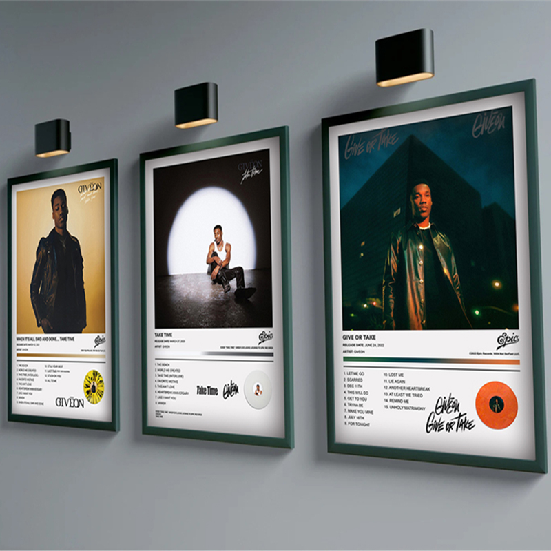 Pop rapper Music Album Cover G - đánh giá và giá Star Map Poster