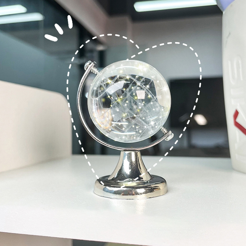 Ins Mini Crystal Globe Transpa - đánh giá và giá Newton Cradle Large