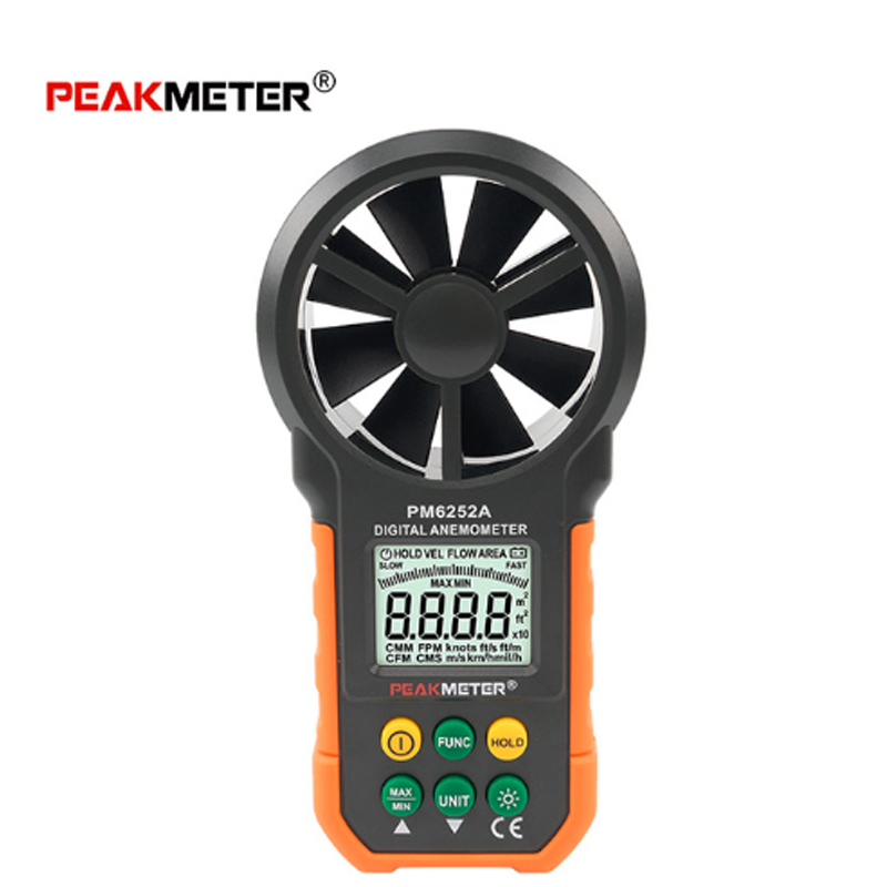 PEAKMETER PM6252A/PM6252B Digi - đánh giá và giá Anemometer Wind Speed