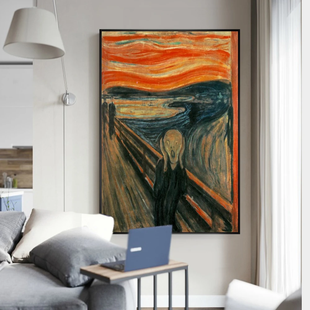 Edvard Munch The Scream Famous - đánh giá và giá Star Map Poster