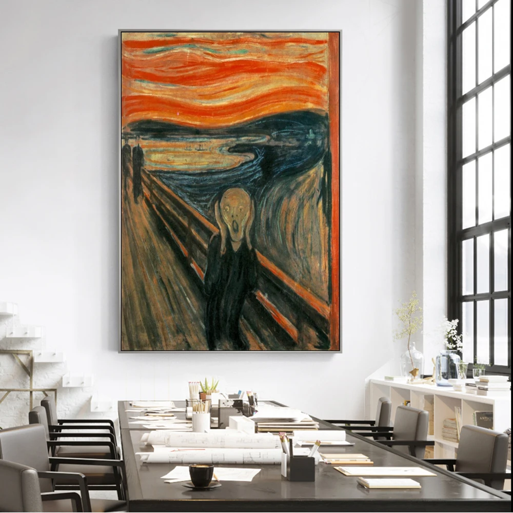 Edvard Munch The Scream Famous - đánh giá và giá Star Map Poster