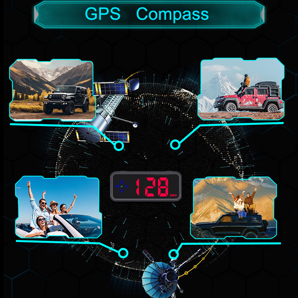 GPS Digital Speedometer Car He - đánh giá và giá Anemometer Wind Speed