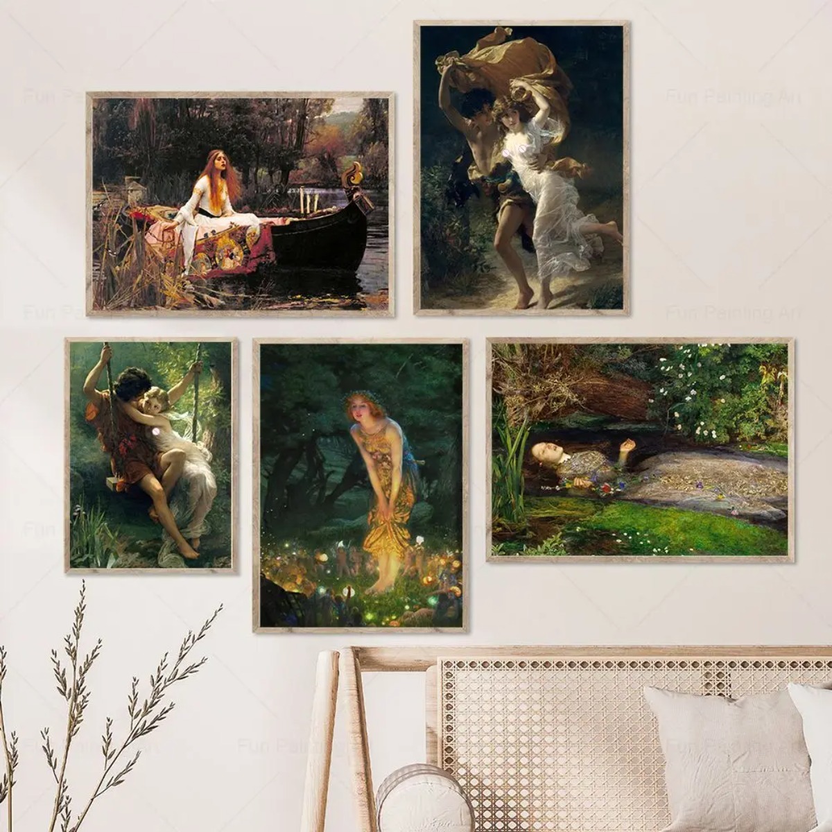 Pre-Raphaelite British Art Set - đánh giá và giá Star Map Poster