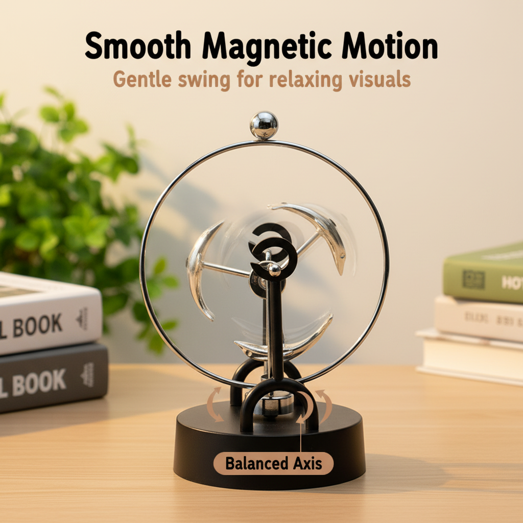 Creative Metal Magnetic Swinge - đánh giá và giá Newton Cradle Large