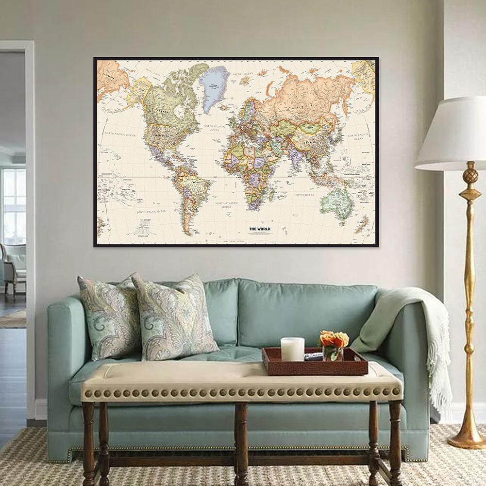 Vintage Hanging Poster World M - đánh giá và giá Star Map Poster